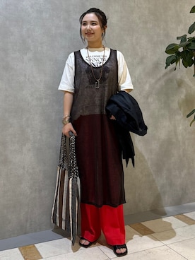 「SHIPS（シップス）のアイテム」を使った、源さん（レディース・150cm）の夏コーディネート