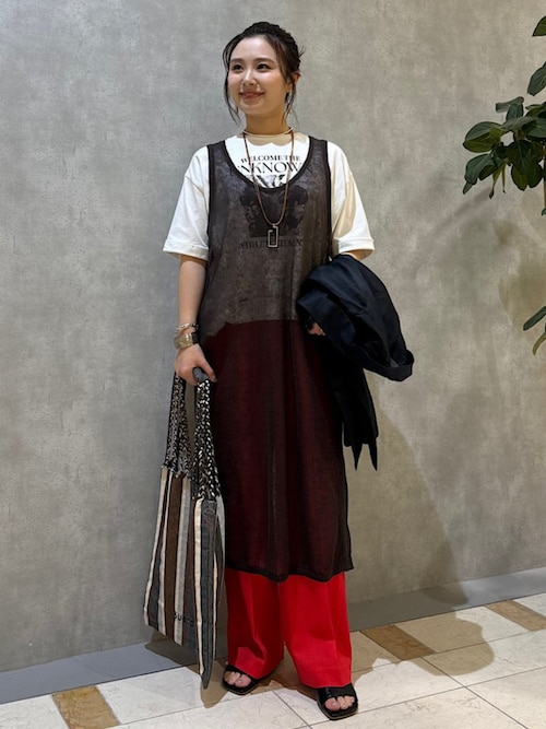 BEARDSLEYリネン前後ワンピース 手洗い可 BEARDSLEYリネン前後ワンピース 手洗い可