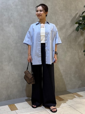 「SHIPS（シップス）のアイテム」を使った、源さん（レディース・150cm）の夏コーディネート