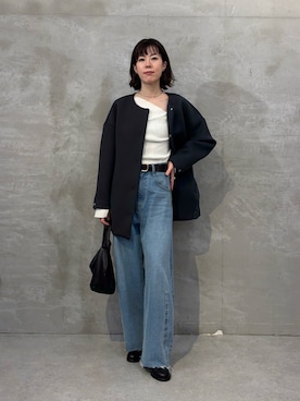 「アイテム（アクセサリー）」を使った、Minamiさん（レディース・157cm）の秋コーディネート