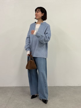 「アイテム（パンプス）」を使った、Minamiさん（レディース・157cm）の秋コーディネート