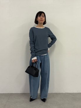 「アイテム（パンプス）」を使った、Minamiさん（レディース・157cm）の秋コーディネート