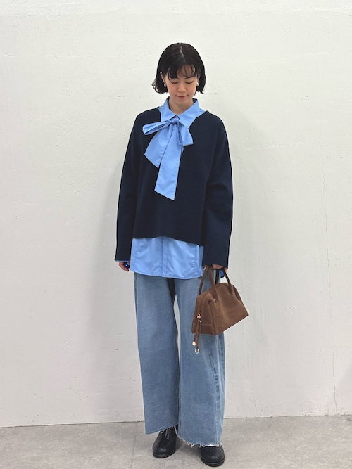 コラージュ ガリャルダガランテ　キュアノス　ブルージュデニム セール】Q.anos/ブルージュデニム/WEB限定/新サイズ展開（デニムパンツ