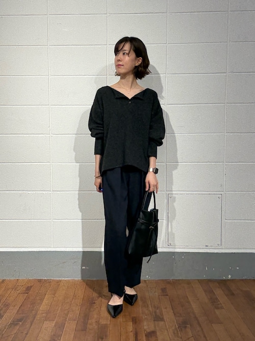 ウールライクテーパードパンツ/セットアップ可（その他パンツ