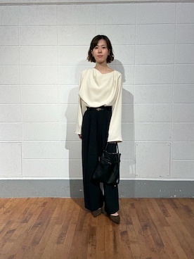 Minamiさん（レディース・157cm）の秋コーディネート