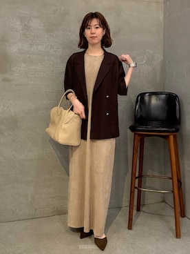 「アイテム（ジャケット/アウター）」を使った、Minamiさん（レディース・157cm）の夏コーディネート