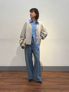 Q.anos/ブルージュデニム/WEB限定/新サイズ展開を使った人気