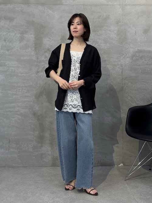 Q.anos/ブルージュデニム/WEB限定/新サイズ展開（デニムパンツ