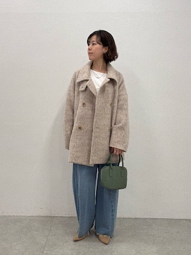 「アイテム（その他アウター）」を使った、Minamiさん（骨格ウェーブ・レディース・157cm）の秋コーディネート