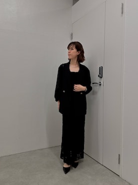 「アイテム（テーラードジャケット）」を使った、vara88pineさん（レディース・157cm）の夏コーディネート