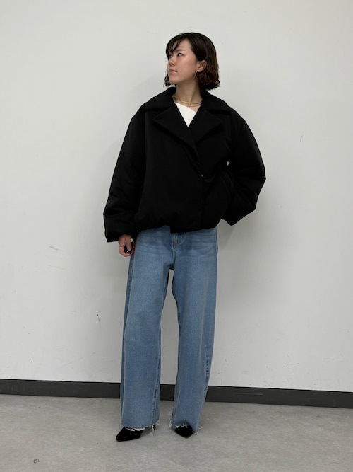 セール】デザインネックリブニット/WEB限定（ニット/セーター