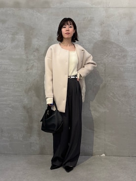 「アイテム（アクセサリー）」を使った、Minamiさん（レディース・157cm）の秋コーディネート