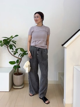 「fifth（フィフス）のアイテム」を使った、KAORUさん（レディース・167cm）の夏コーディネート