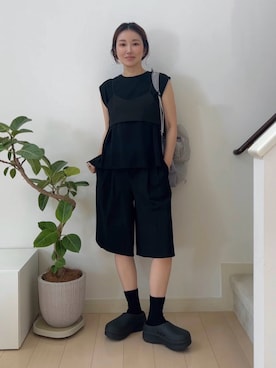 「YENNA（イェンナ）のアイテム」を使った、KAORUさん（レディース・167cm）の秋コーディネート