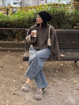 hanaettttyさん（レディース・156cm）の冬コーディネート