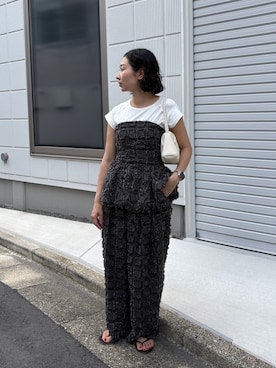 「feepur（フェピュール）のアイテム」を使った、hanaettttyさん（レディース・156cm）の夏コーディネート
