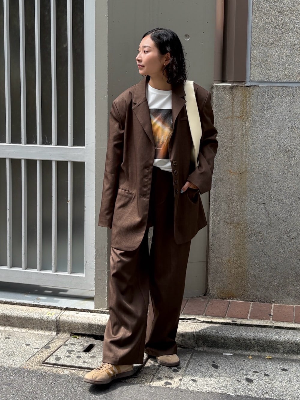 ブラウンセットアップ」の人気ファッションコーディネート - WEAR