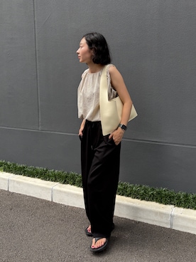 「feepur（フェピュール）のアイテム」を使った、hanaettttyさん（レディース・156cm）の夏コーディネート