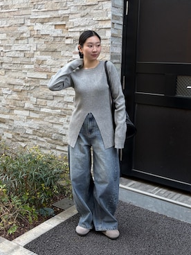 「feepur（フェピュール）のアイテム（バッグ）」を使った、hanaettttyさん（レディース・156cm）の春コーディネート