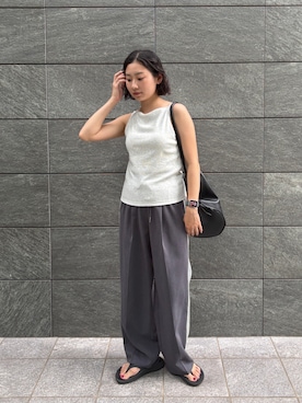 「feepur（フェピュール）のアイテム」を使った、hanaettttyさん（レディース・156cm）の夏コーディネート
