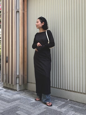 「feepur（フェピュール）のアイテム（デニムパンツ）」を使った、hanaettttyさん（レディース・156cm）の夏コーディネート