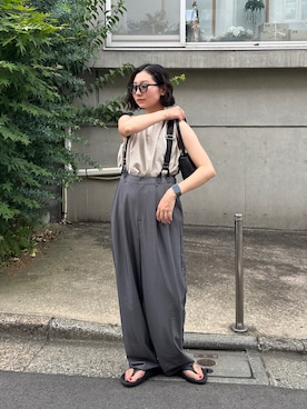 「feepur（フェピュール）のアイテム」を使った、hanaettttyさん（レディース・156cm）の夏コーディネート
