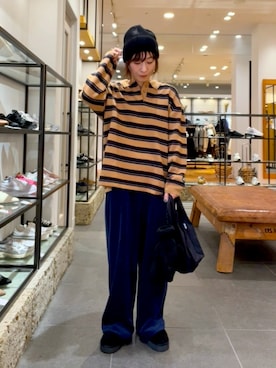 「アイテム（その他雑貨）」を使った、maiさん（レディース・156cm）の秋コーディネート