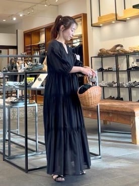 「URBAN RESEARCH（アーバンリサーチ）のアイテム（ワンピース）」を使った、maiさん（レディース・156cm）の夏コーディネート