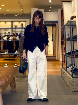 「アイテム（ボストンバッグ）」を使った、maiさん（レディース・156cm・40代）の秋コーディネート