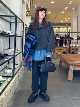 「アイテム（その他トップス）」を使った、maiさん（レディース・156cm・40代）の秋コーディネート