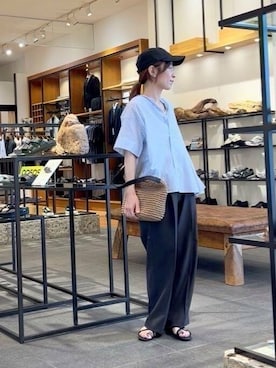 「FORK&SPOON（フォークアンドスプーン）のアイテム」を使った、maiさん（レディース・156cm）の夏コーディネート