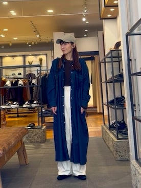 「アイテム（バックパック/リュック）」を使った、maiさん（レディース・156cm）の秋コーディネート