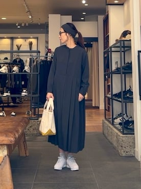 「アイテム（ワンピース/ドレス）」を使った、maiさん（レディース・156cm・40代）の秋コーディネート