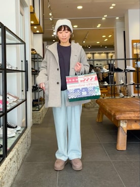 「アイテム（その他アウター）」を使った、maiさん（レディース・156cm・40代）の冬コーディネート