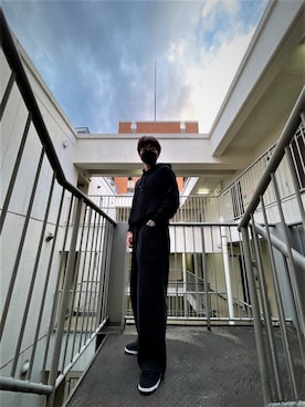 「秋のコーデ」｜「UNIQLO（ユニクロ）のアイテム（パーカー）」を使った、松井俊介さん（メンズ・173cm）の秋コーディネート