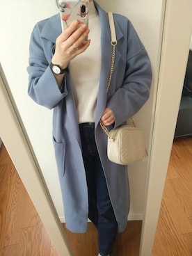 「INGNI（イング）のアイテム（その他アウター）」を使った、bobuzyosiさん（レディース・159cm）の冬コーディネート