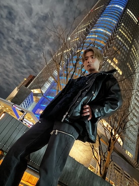 「ADRER」｜ゆういちさん（メンズ・163cm）の秋コーディネート