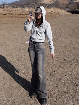 「LAGUA GEM（ラグアジェム）のアイテム」を使った、rooptokyo_irさん（レディース・157cm）の春コーディネート