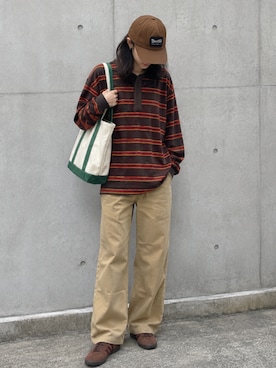 「Dickies（ディッキーズ）のアイテム」を使った、rooptokyo_irさん（レディース・160cm）の秋コーディネート