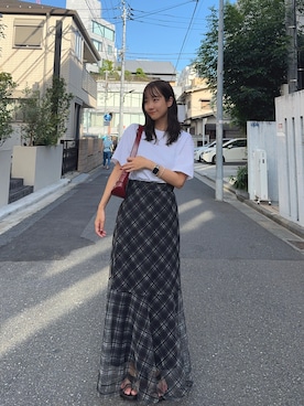 「Kastane（カスタネ）のアイテム」を使った、onecoloryさん（骨格ウェーブ・レディース・157cm）の夏コーディネート