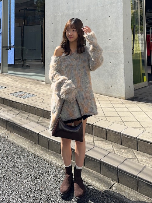 スカート STELLAR MINI SKIRT BIBIY. MADE | STELLAR MINI SKIRT GRAY｜Bibiy.