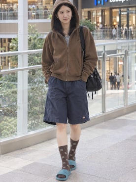 「United Athle（ユナイテッドアスレ）のアイテム」を使った、rooptokyo_irさん（レディース・160cm）の秋コーディネート