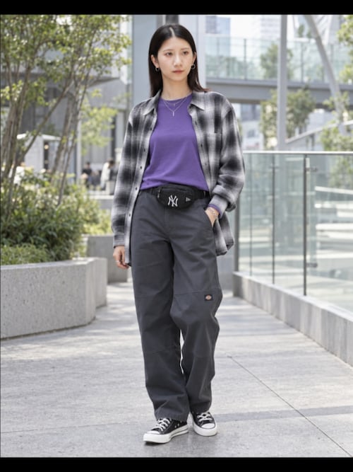 5.6oz オーバーサイズ クルーネック ロングスリーブ Tee/ロンT  ベーシック カラバリ豊富 秋 秋服 2026年秋冬