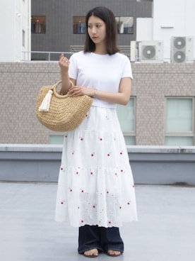 「Chick（チック）のアイテム」を使った、rooptokyo_irさん（レディース・160cm）の夏コーディネート