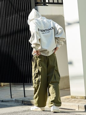 「FOG ESSENTIALS（エフオージーエッセンシャルズ）のアイテム」を使った、rooptokyo_irさん（レディース・157cm）の秋コーディネート