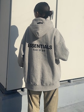 「アイテム（チノパンツ）」を使った、rooptokyo_irさん（レディース・157cm）の冬コーディネート