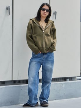 「United Athle（ユナイテッドアスレ）のアイテム」を使った、rooptokyo_irさん（レディース・160cm）の秋コーディネート