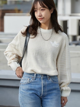 「orSlow（オアスロウ）のアイテム（パンツ）」を使った、rooptokyo_irさん（レディース・157cm）の冬コーディネート