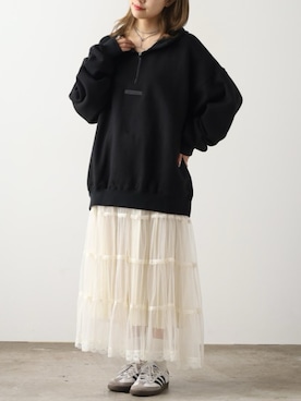 「FOG ESSENTIALS（エフオージーエッセンシャルズ）のアイテム」を使った、onecoloryさん（レディース・157cm）の夏コーディネート