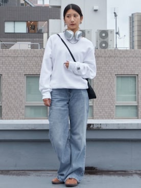 「adidas（アディダス）のadidas/アディダス TOBACCO アディダスオリジナルス タバコ スニーカー 秋 秋服 2026年秋冬（スニーカー、ブラウン系）」を使った、rooptokyo_irさん（レディース・160cm）の秋コーディネート